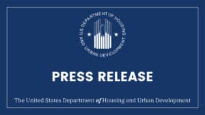 the logo for HUD press releases